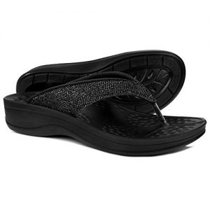 AEROTHOTIC Comfortable Arch Support Flip Flops for Women