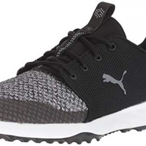 Puma Golf Men's Grip Fusion Sport Golf Shoe, puma Black-Quiet Shade, 10.5 M US