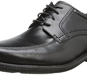 Rockport Men's Style Leader 2 Apron Toe Black Waxed Calf