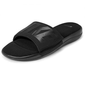 Nike Men's Ultra Comfort 3 Slide, Black/Black-Dark Grey (US 12)