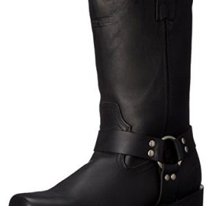 AdTec Men's 11" Harness Motorcycle Boot, Black