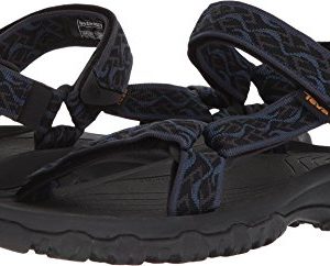 Teva Men's M Hurricane 4 Sport Sandal, Wavy Trail Navy