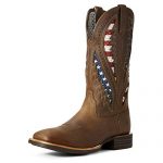Ariat Men's Quickdraw Venttek Western Boot, Distressed Brown