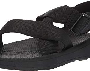 Chaco Men's MEGA Z Cloud Sport Sandal, Solid Black
