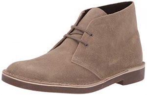CLARKS Men's Bushacre 2 Chukka Boot, Taupe Distressed Suede