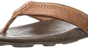 Olukai Hiapo - Mens Supportive Sandal Rum/Dark Java