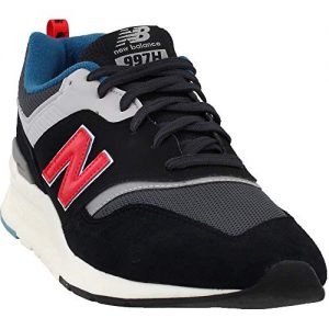 New Balance Men's V1 Sneaker, Magnet/Energy RED