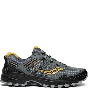 Saucony Men's Grid Excursion Trail Running Shoe, Silver/Gold