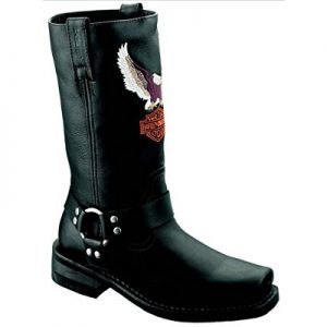 Harley-Davidson Men's Darren Motorcycle Harness Boot, Black