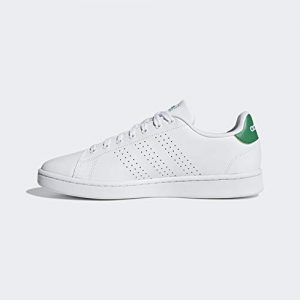 adidas Men's Advantage Running Shoe, White/Green