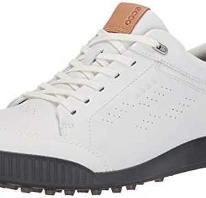 ECCO Men's Street Retro Hydromax Golf Shoe, Bright White