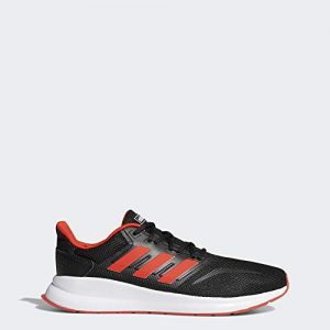 adidas Men's RunFalcon Running Shoe, Active Red/Black, 8.5 M US