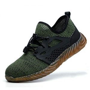 SUADEX Indestructible Steel Toe Shoes Men Women, Work Safety Shoes