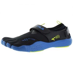 Fila Skele-Toes EZ Slide Drainage Black/Limepunch/Blue Mens Water Sports
