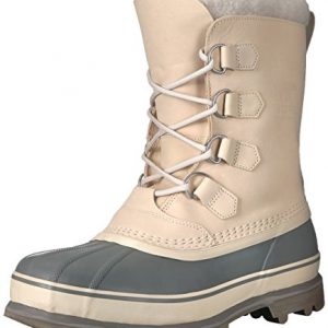 Sorel Men's Caribou Snow Boot, Oatmeal, Quarry
