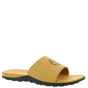 Timberland Men's Fells Sport Slide Sandal, Wheat with Black, 12 Medium US