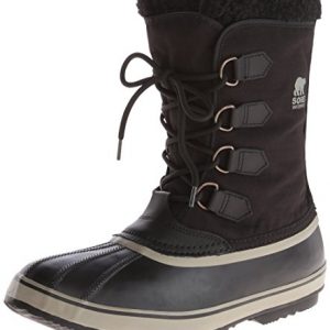 Sorel Men's Pac Nylon Snow Boot,Black/Tusk