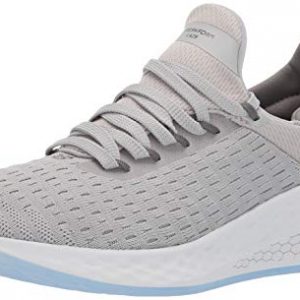 New Balance Men's Lazr V2 Fresh Foam Running Shoes in Rain Cloud/Castlerock with Hypoknit design and Fresh Foam midsole