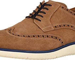 Florsheim Mens Fuel Wingtip Tan Nubuck Oxford