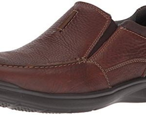 CLARKS Men's Cotrell Free Loafer, Tobacco Leather, 10.5 Medium US