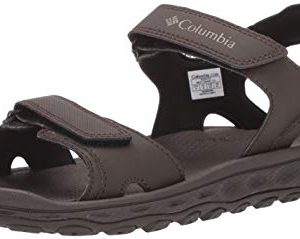 Columbia Men's Buxton 2 Strap Sport Sandal, Cordovan