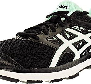 ASICS Women's Gel-Excite 4 Running Shoe (8 W US, Black/White/Mint)