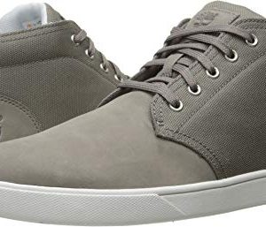 Timberland Men's Groveton LTT Chukka L/f, Steeple Grey Nubuck/Cordura