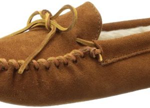 Minnetonka Men's Pile Lined Softsole, Brown