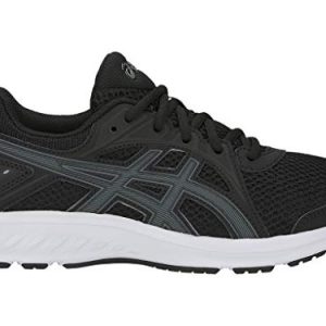 ASICS Kid's Jolt 2 GS Running Shoes, 6.5M, Black/Steel Grey