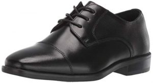 Florsheim Kids Boys' Potenza Jr. Cap Toe Oxford, Black