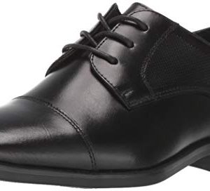Florsheim Kids Boys' Potenza Jr. Cap Toe Oxford, Black