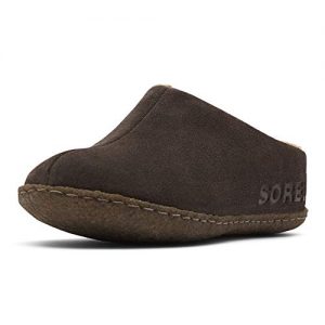 SOREL - Youth Falcon Ridge II Suede Slippers with Fleece Lining for Kids