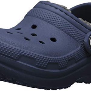 Crocs Classic Lined Clog, Navy/Charcoal
