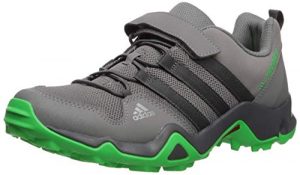 adidas outdoor Kids' Terrex Hiking Boot, Grey Four/Active Green