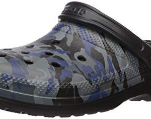 Crocs Women's Classic Lined Graphic II Clog, Camo/Black