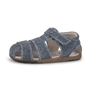 See Kai Run - Jude IV Sandals for Kids, Gray Canvas