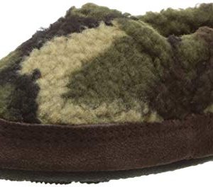 Acorn Kids Moc Slipper, camouflage, 5-6 Standard US Width
