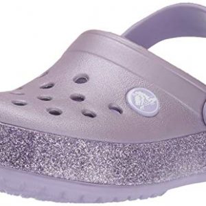 Crocs Kid's Glitter Clog, Lavender