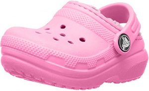 Crocs Kids' Classic Lined Clog, Pink Lemonade/Pink Lemonade