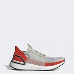 adidas Men's Ultraboost 19 Running Shoe, raw White/Active Orange