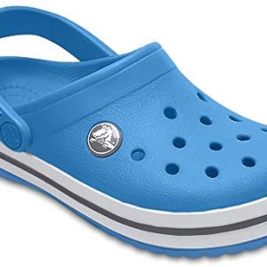 Crocs Kids' Crocband Clog, Bright Cobalt/Charcoal