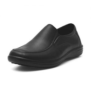 babaka Men's Slip Resistant Shoes for Men Work Boots Slip On