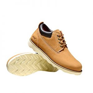 Men's Low-Cut Work or Casual Leather Boots/Driving Loafer/Walking Mesh