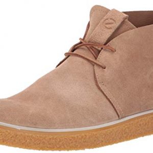 ECCO Men's CrepeTray Chukka Boot, Cashmere Suede