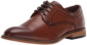 STACY ADAMS Boys' Dickens Lace-Up Oxford, Cognac