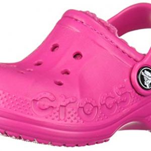 Crocs Kids' Baya Lined Clog, Candy Pink/Candy Pink