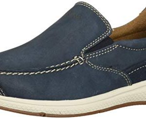 Florsheim Kids Boys' Great Lakes Jr. Moc to Slip On Loafer Indigo