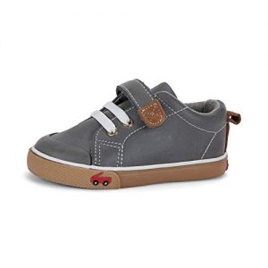 See Kai Run - Stevie II Sneakers for Kids, Gray Leather