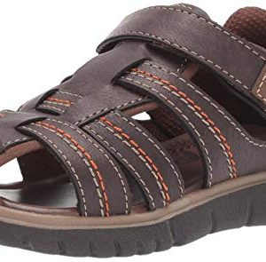 Stride Rite boys Wallace Sandal , brown