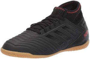 adidas Unisex-Kid's Predator 19.3 Indoor, Black/Black/Active red